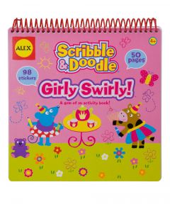 Scribble & Doddle Girly Swirly Activity Book Set